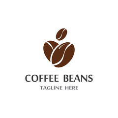 coffee bean icon vector