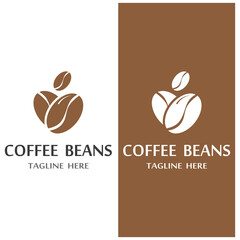 coffee bean icon vector
