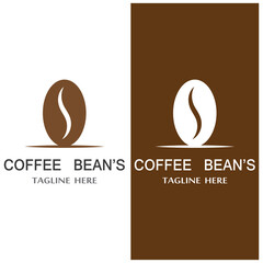 coffee bean icon vector