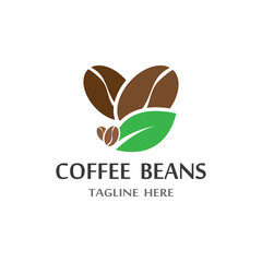 coffee bean icon vector