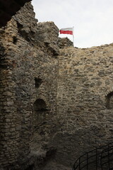 Ruiny zamku Ogrodzieniec, mury, piaskowiec, jura krakowsko częstochowska - obrazy, fototapety, plakaty