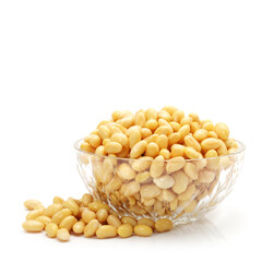 soybean isolated on white background
