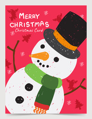 hand drawn christmas card concept illustrator vector design 11