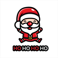 cute santa design celebrate christmas