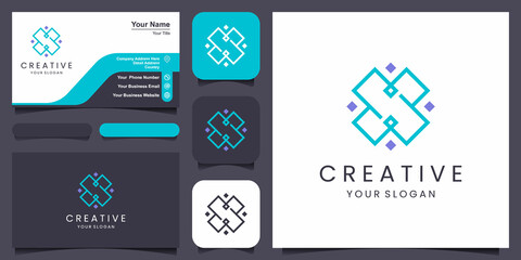 X Letter Logo Template vector icon illustration design