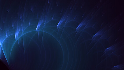 3D rendering abstract colorful fractal light background