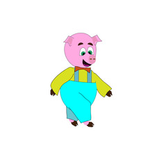 the first of the three little pigs