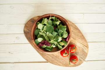 salad plate ingredients fresh food vegetables kitchen