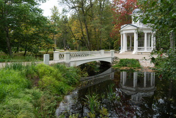 Fototapeta premium Gazebo in the Kemery.
