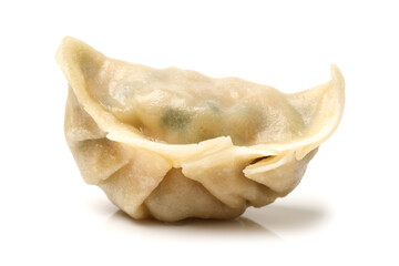 Chinese dumpling on white background