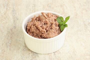 Canned tuna fish for salad