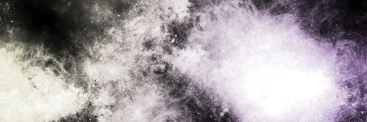 Obraz premium abstract space, colorful nebula, stars and sky