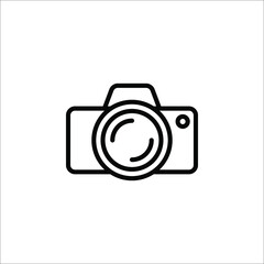 Camera Icon isolated on white background. Camera symbol for your web site design, logo, app, UI. Vector illustration. eps 10