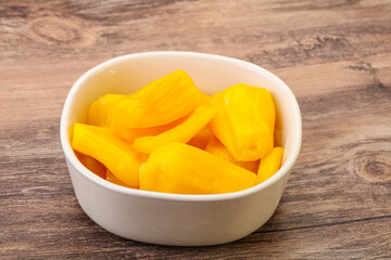 Canned Jackgruit in the bowl