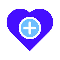 Fototapeta premium Bookmark, favorite, like, love icon. Simple flat design concept.