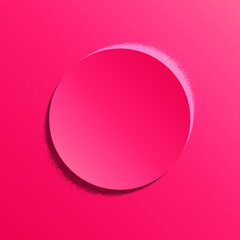 Modern design circle with noise shadows . grunge elements . Vector