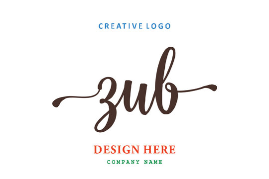 ZUB lettering logo is simple, easy to understand and authoritative