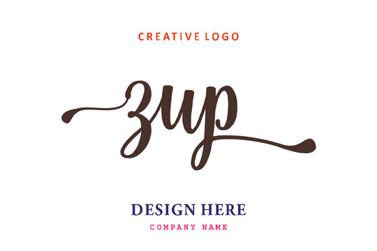 ZUP lettering logo is simple, easy to understand and authoritative