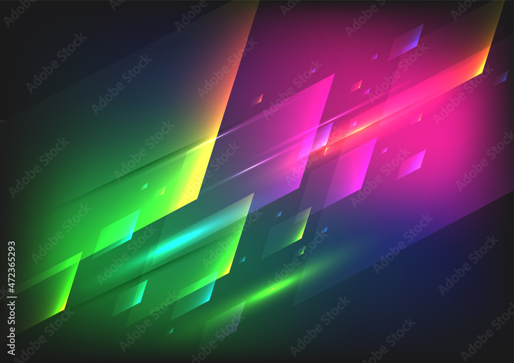 Aufkleber technology background color vector for web and design