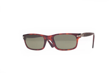 Fototapeta premium old fashioned glasses on white background 