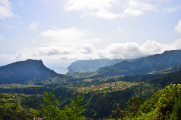Fototapeta premium Beautiful view of Madeira mountains