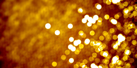 abstract gold background with bokeh