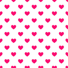 seamless background with hearts