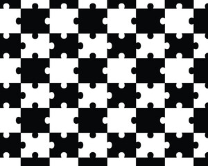 seamless puzzle pattern