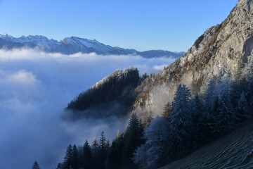 Nebel  an der Hochflue