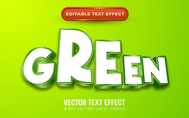 Fototapeta na wymiar Green text effect