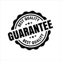 Obraz premium Best Quality Guarantee Black Seal Isolated Vector