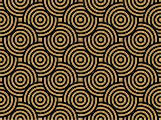 Black and Beige Color Seamless Pattern Abstract Background Vector