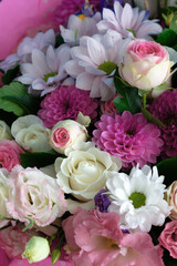 Beautiful spring bouquet of flowers. Congratulations to mom on her birthday or birthday