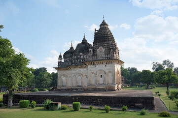 PRATAPESHWAR TEMPLE: Facade - South View, Western Group, Khajuraho, Madhya Pradesh, India, UNESCO...
