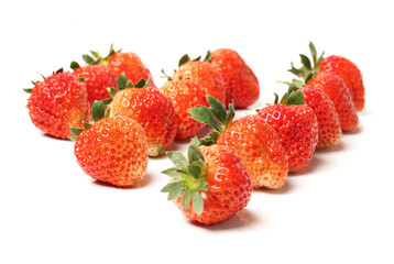 strawberry isolated over white background
