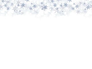 グレーの雪とネオン