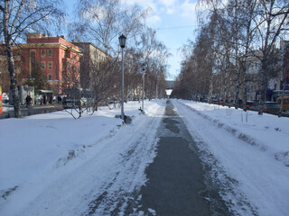 street in winter
