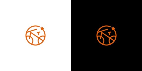 Modern and professional electric bicycle logo design © Rusly