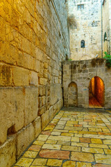 Little Western Wall, in the Old City of Jerusalem
