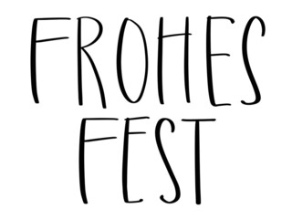 frohes fest handlettering weihnachten 