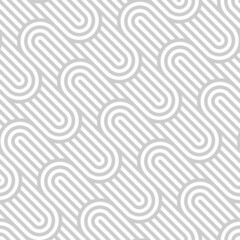 Vector geometric seamless pattern. Modern geometric with circles.