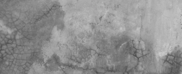 Crédence de cuisine en verre imprimé Vieux mur texturé sale Panorama horizontal dark old cement wall for the background, Texture of a grungy black concrete wall as background.