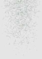 Abstract Low Polygon Mesh color Generative Art background illustration