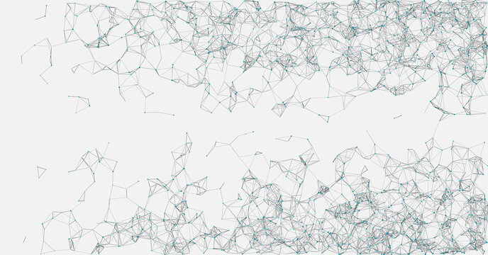 Abstract Low Polygon Mesh color Generative Art background illustration