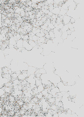 Abstract Low Polygon Mesh color Generative Art background illustration