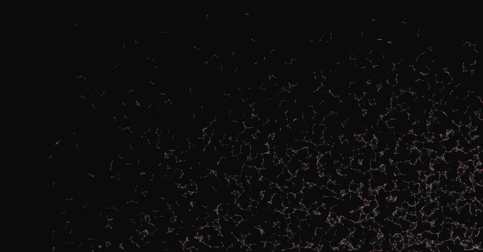 Abstract Low Polygon Mesh color Generative Art background illustration