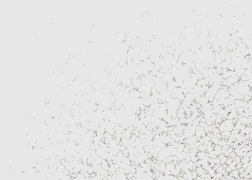 Abstract Low Polygon Mesh color Generative Art background illustration