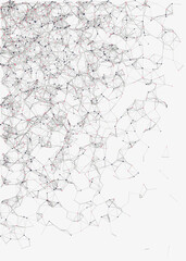 Abstract Low Polygon Mesh color Generative Art background illustration