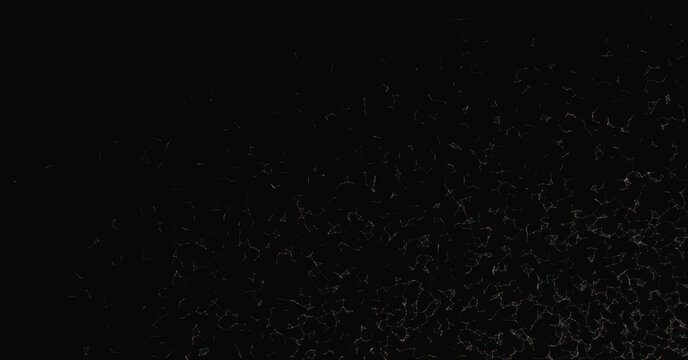 Abstract Low Polygon Mesh color Generative Art background illustration