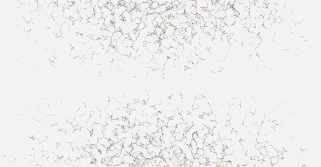 Abstract Low Polygon Mesh color Generative Art background illustration